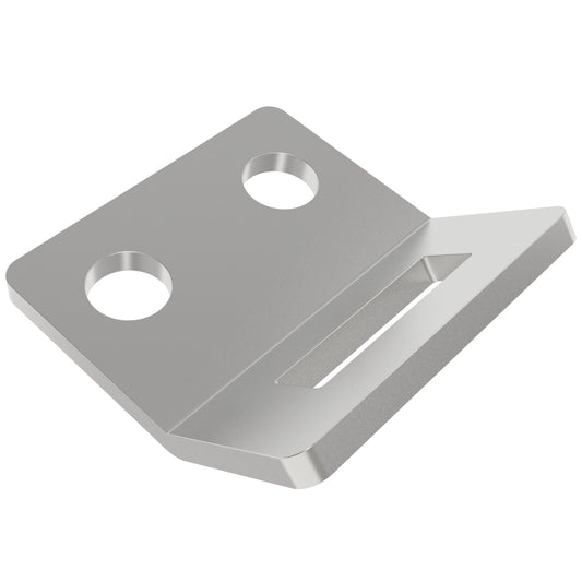 V2-0054-52 | Draw Latch, Keeper, Steel, Zinc Plate, Bright chromate