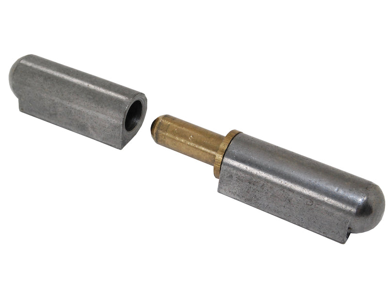Weld-On Hinges, Steel with Brass Pins, 100 mm