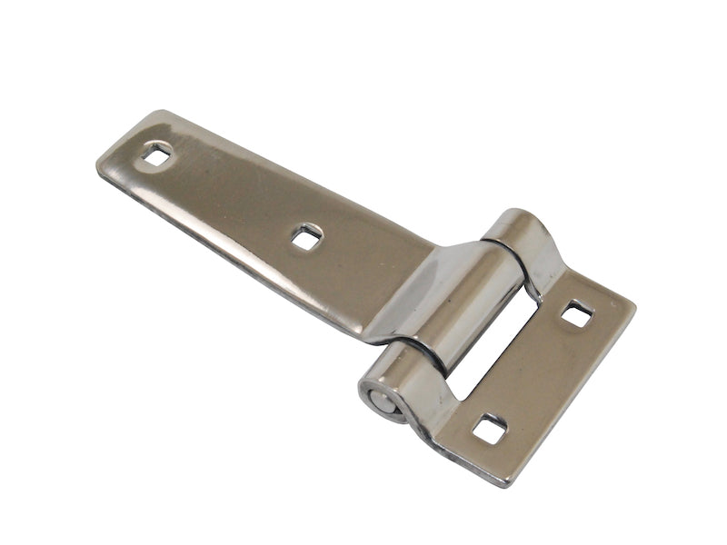 HTD Series Stainless Strap Hinge, Square Holes