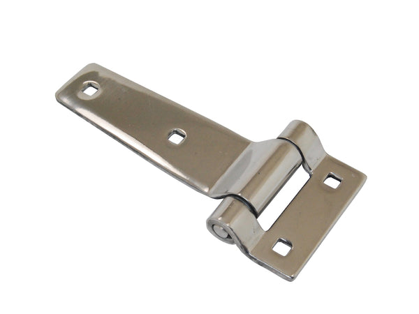 10834 STAINLESS STEEL STRAP HINGE SSS-120600-250 HC Countersunk Holes Mat.  Thickness - .120/11 GA Open Width - 2.5 Strap Width - 6