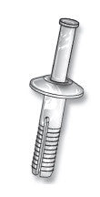 2 pc Nylon Drive Rivets