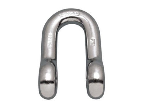 7/8" Stainless Shackle, No Pin, No Threads