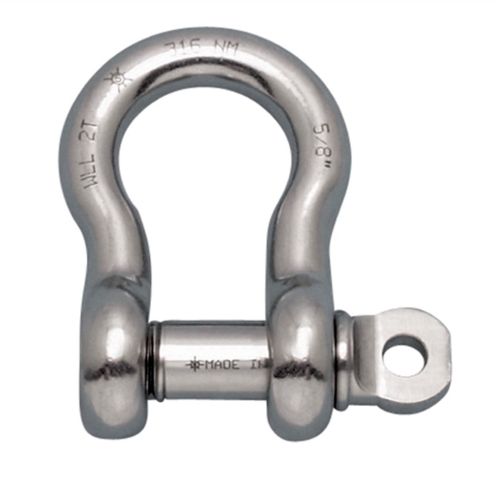 US Anchor Shackle, Stainless Steel